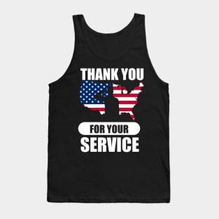 not just today but every single day thank you veterans Tank Top